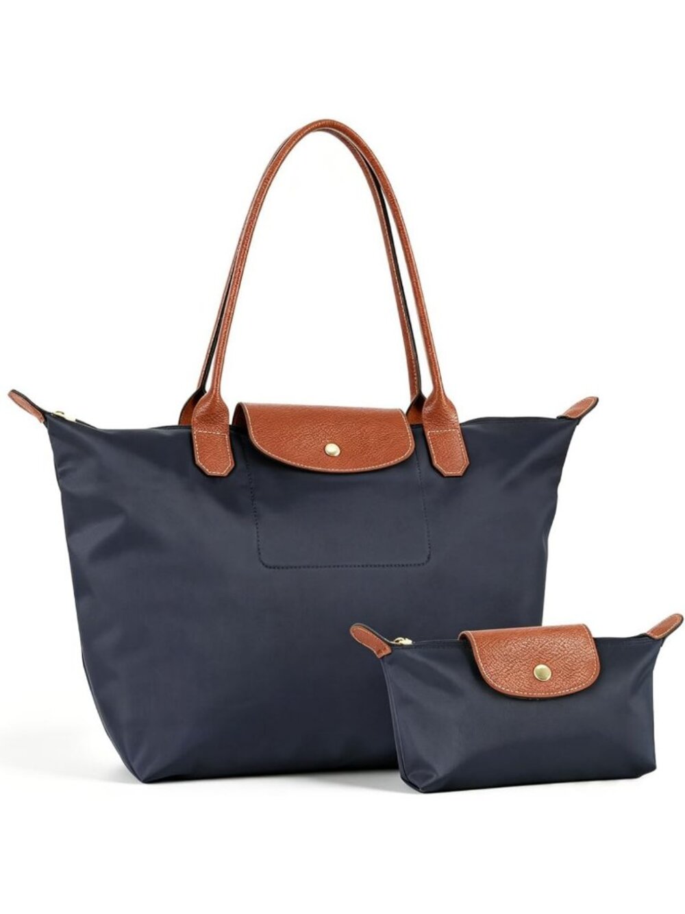 Stylish 2PCS Tote Bag Set for Women - Large Capacity Top-Handle Handbags